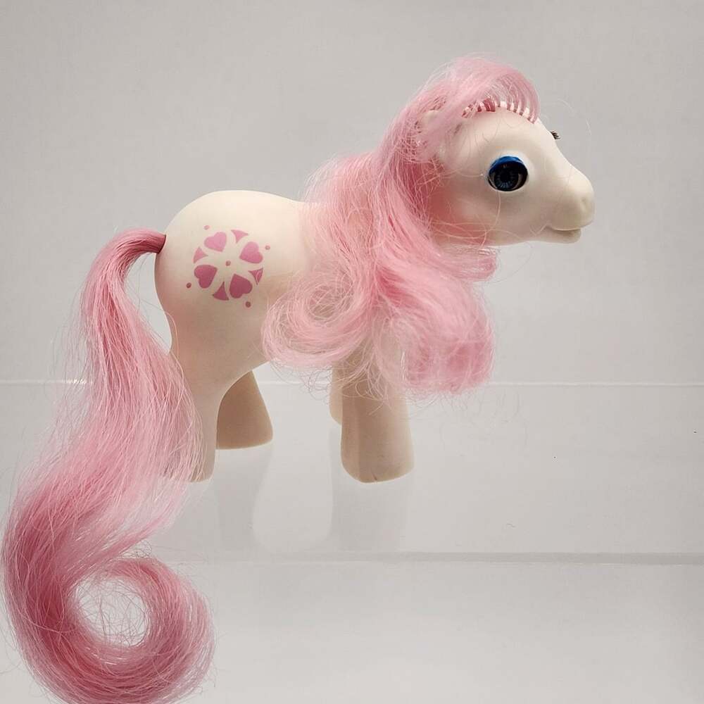 Vintage 1986 G1 My Little Pony Beddy-Bye-Eyes Baby Sundance Pink Hair Hasbro